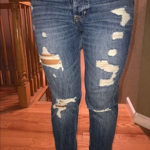 Distressed Hollister Boyfriend Jeans